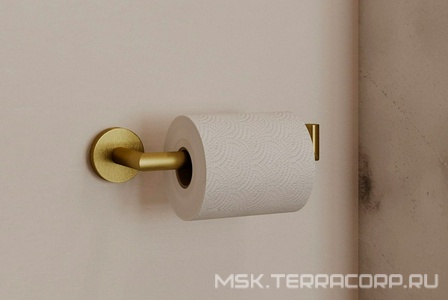 Держатель для т/б, (цв.золото браш.),  ZZ Allen Brau Priority 6.31007-GB