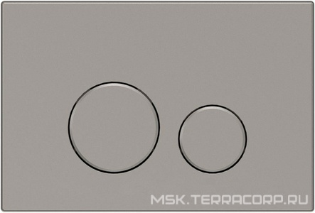 Кнопка двойного смыва, пневм., для инсталляции д/унитаза, (цв.никель браш.),  3.0 ZZ Allen Brau Priority 9.20A01.BN