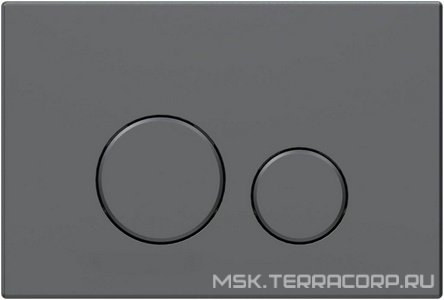 Кнопка двойного смыва, пневм., для инсталляции д/унитаза, (цв.графит),  3.0 ZZ Allen Brau Priority 9.20A01.GR