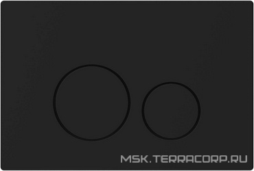 Кнопка двойного смыва, пневм., для инсталляции д/унитаза, (цв.черный), Priority 4.0 ZZ