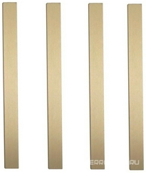 Комплект ручек цв.латунь браш (4 шт) для тумб REALITY (274187) ZZ