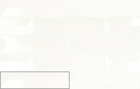 Керамическая плитка для стены APE Ceramica Reality Spectrum Snow  7.5x30 A036331