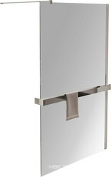 Душевая перегородка 1200хh2000мм, правая/левая, (стекло прозрачное 8мм, поперечн. укорачиваемый кронштейн 1200мм, фурнит.цв.хром),  ZZ Vincea Walk-In VSW-1HR120CL