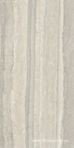 Керамогранит для пола и стены Alpas Euro Travertine Tivoli Di Crema Full body lappato 60x120 n179123