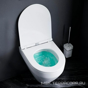 Унитаз подвесной, безободковый, цвет белый, БЕЗ крышки-сиденья арт.C707857WH AMPM spirit v2.0 C701700WH