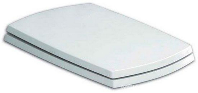 Сиденье для унитаза, с микролифтом, (цв. белый, петли цв. хром),  ZZ ArtСeram Jazz JZA006 01 71