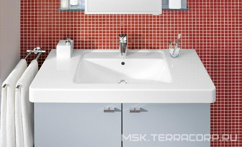 Раковина 800х485мм, 1 отв. д/смес., установка на пьедестал 7250 и п/пьед. 7264 (01 white), Subway2.0 ZZ Villeroy & Boch Subway 2.0 61168001