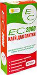 Клей д/плитки ЕС 2000, 25кг (54 шт/поддон)