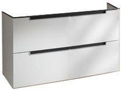 Тумба 485хh420х379мм, д/раковины 500мм, (1 выдв.отдел., 1 контейнер д/аксес., крепёж в комп., (цв. DH Glossy White)  ZZ Villeroy & Boch Subway 2.0 A68500DH