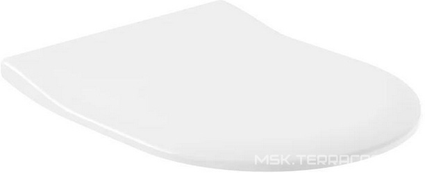 Сиденье для унитаза (тонкое Slimseat), с микролифтом, крепления в компл., (цв. 01 white), Subway 2.0