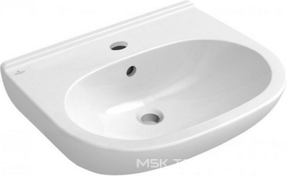 Раковина 550х450мм, с 1 отв.д/смесит., (цв. 01 белый), O.Novo ZZ