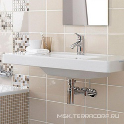 Раковина 1000х485мм, 1 отв. д/смес., установка на пьедестал 7250 и п/пьед. 7264 (01 white), Subway 2.0ZZ