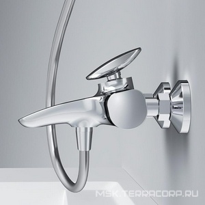 Смеситель для ванны/душа , с установочным комплектом, БЕЗ аксессуаров, хром AMPM Spirit 2.0 F70A10000