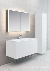 Раковина Spirit 100 см, 2.0 крепеж в комплекте, цвет белый ZZ AMPM Spirit 2.0 M70AWCC1002WG