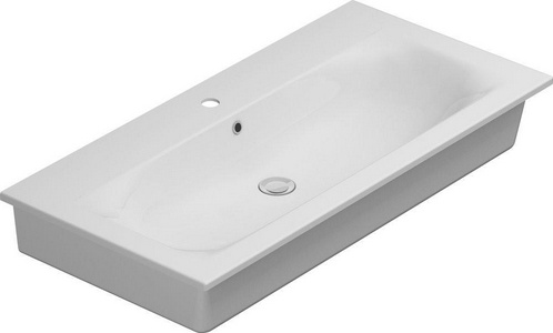 Раковина Spirit 100 см, 2.0 крепеж в комплекте, цвет белый ZZ AMPM Spirit 2.0 M70AWCC1002WG