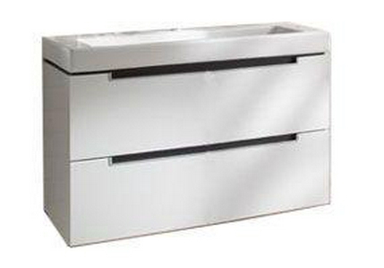 Тумба 587хh421х454мм, д/раковины 600мм, (1 выдв.отдел., 1 контейнер д/аксес., крепёж в комп., (цв. DH Glossy White)  ZZ Villeroy & Boch Subway 2.0 A68700DH