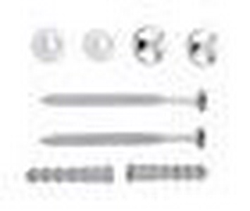 Крепления к полу для унитаза / биде, (цв. хром), GSI ZZ GSI Универсал FISVBC