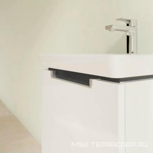 Тумба подвесная 440xh420x352мм для раковин 7315 F5 xx, (цв. DH бел/глянц, крепл.в компл.),  Villeroy & Boch Subway 2.0 A68400DH