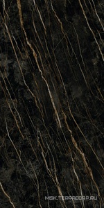 Керамогранит для пола и стены Laminam I Naturali Marmi Noir Desir 12.5 mm 162x324 LAMF006530