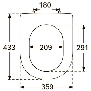 Сиденье для унитаза, с микролифтом, (цв. 01 white),  Villeroy & Boch Subway 2.0 9M68S101