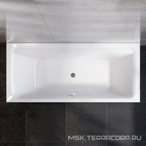 Ванна акриловая 180х80см    (без каркаса, панели и сифона) ZZ AMPM Inspire 2.0 W52A-180-080W-A