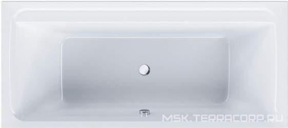 Ванна акриловая 170х75 Inspire V2.0, прямоугольная, (БЕЗ каркаса, и панелей), белая, ZZ