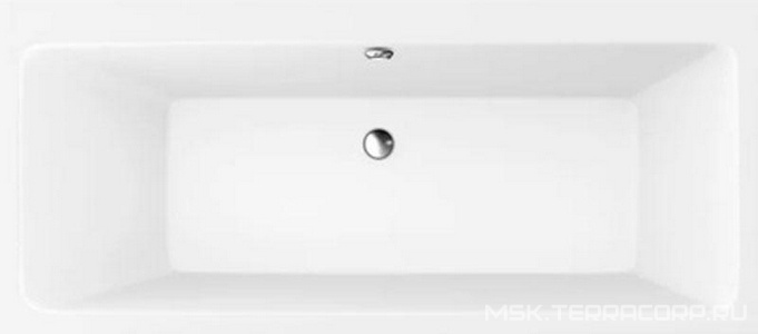 Ванна 1900х900хh500мм, без удлинённого слива-перелива и ножек арт. U99740000 / U88820000, (акрил цв. 01 white),  ZZ Villeroy & Boch Subway 2.0 UBA199SUB2V-01