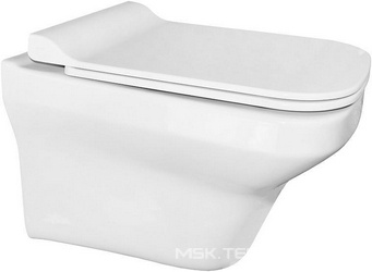 Унитаз подвесной безободковый MOOD 2.0,  тонкое сиденье микролифтом в компл, цвет белый, ZZ