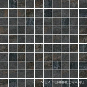 Мозаика Florim Walks/1.0 Mosaico Black (3x3) Mat ZZ 30x30 