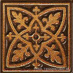 Декор FreeLite Decor Лиссабон Вставка  шоколад l6x6 XX 91925