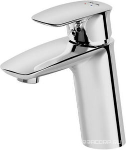 Смеситель для раковины ,  БЕЗ донного клапана, с установочным комплектом, хром AMPM Spirit 2.1 F71A02100