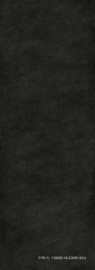 Керамогранит для пола и стены Laminam Rus Seta  Liquorice 3.5  mm 100x295 LAMF012022