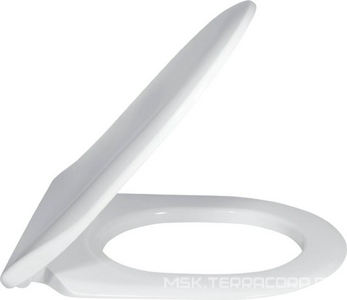 Сиденье для унитаза (тонкое Slimseat), с микролифтом, крепления в комплекте, (цв. R2 Star white),  Villeroy & Boch Subway 2.0 9M78S1R2