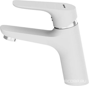 Смеситель для раковины , излив 80мм, цв белый ZZ Damixa Origin Bit 770210200
