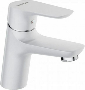 Смеситель для раковины , излив 80мм, цв белый ZZ Damixa Origin Bit 770210200