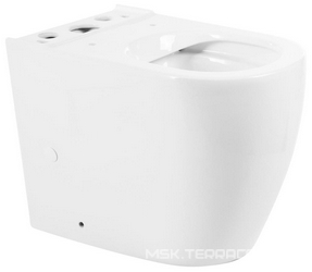 Чаша напольного, безободкового унитаза, (крепеж к полу в компл.),  ZZ BelBagno Etna BB2157CPR