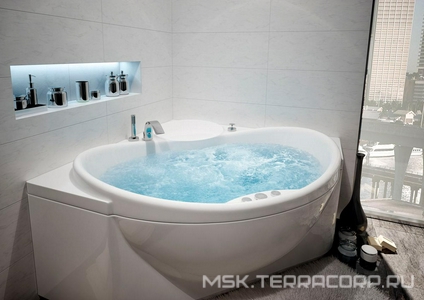 Ванна акриловая "" 150х150, с фронт. панелью. сифоном и каркасом ZZ Акватек Эпсилон EPS150-0000066