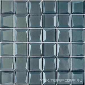 Мозаика 739 из стекла (чип 48x48) 30х30 Мастера Керамики Glass 739