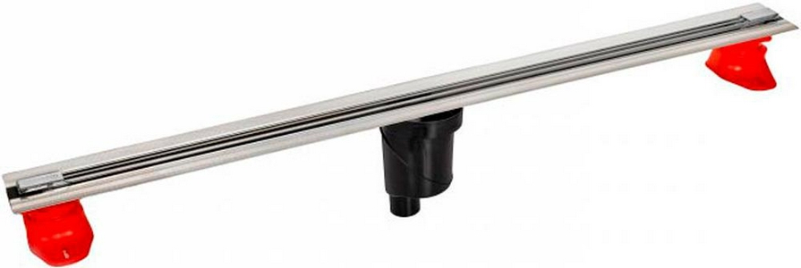 Душевой желоб SUPER Slim 1000, корпус из нержавейки, поворотный сифон в комплекте, цв.хром матовый, ZZ Berges Super slim 090055