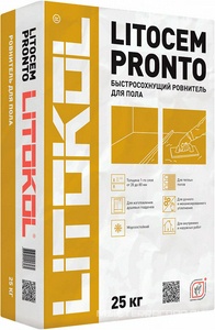 Ровнитель д/пола на цем.основе  Pronto 25 кг. ZZ Litokol Litocem 140829
