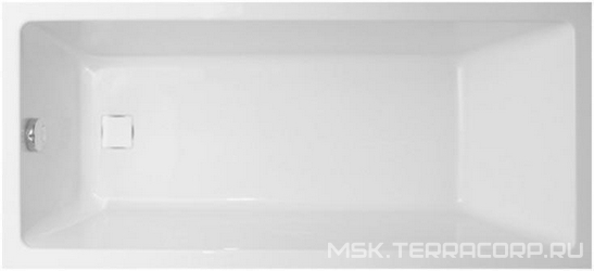 Ванна прямоугольная 150x70xh45см, без панели и каркаса, (акрил цв.белый), Сavallo ZZ