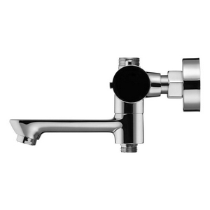 Смеситель для ванны, термостатический с поворотным изливом/дивертором и верхним подкл-ем, (цв.хром),  ZZ Swedbe Mercury 9042