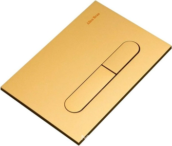 Кнопка двойного смыва, механическ., для инсталляции д/унитаза, (пластик цв.золото),  ZZ Allen Brau Project Color 9.2PR01.GD