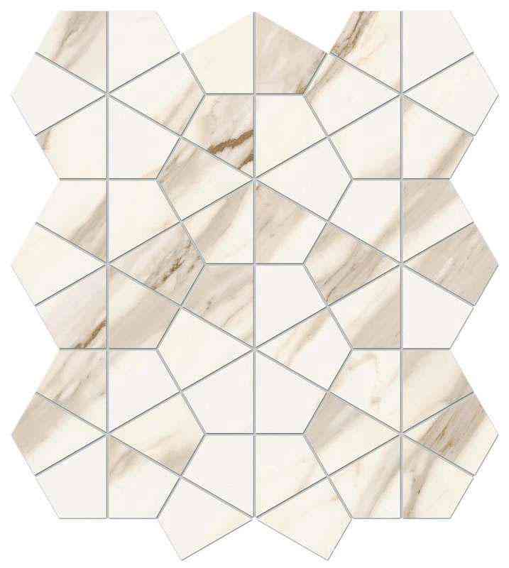 Marvel Meraviglia Calacatta Bernini Hexagon Lapp ZZ 40.3x46.6