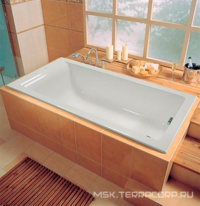 Ванна 1800x800xh455мм, без панели, слива-перелива, ножки в компл., литой мрамор цв.белый глянец., Нью-форм ZZ Астра-Форм нейт Ванна Нью-форм 1800х800