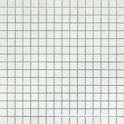 Solid White Mosaic ZZ 30,5x30,5