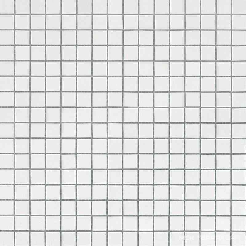 Solid White Mosaic ZZ 30,5x30,5