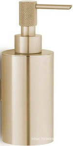 Дозатор жидкого мыла  Matt Gold, подвесной, крепеж в комплекте, зоолото ZZ Boheme UNO 10977-MG