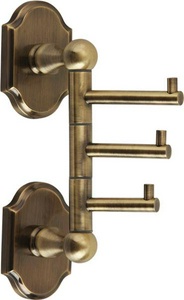 Крючок тройной поворотный, бронза XX Veragio Stanford VR.STD-7735.BR