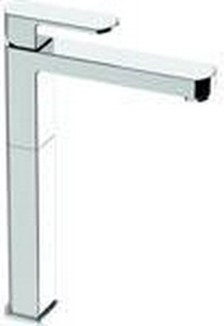 Смеситель для раковины, Высокий, излив h317мм, без д/к, (цв. хром),  KL Cisal Roadster RR003540 21